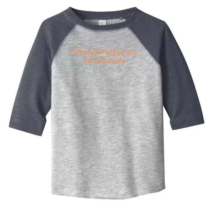 Simply Simple Wears Your Not Ably Toddler Fine Jersey T-Shirt