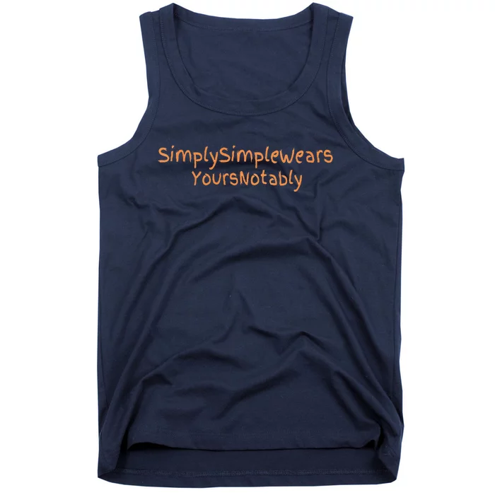 Simply Simple Wears Your Not Ably Tank Top