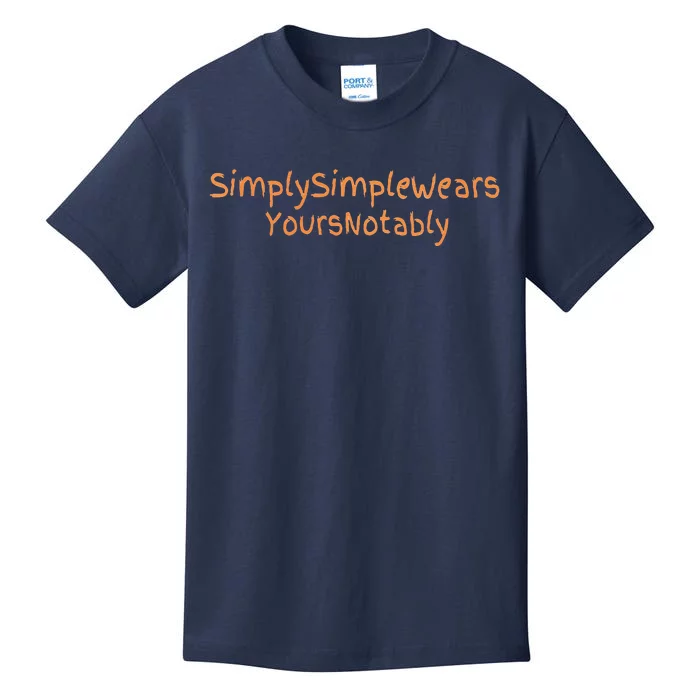 Simply Simple Wears Your Not Ably Kids T-Shirt