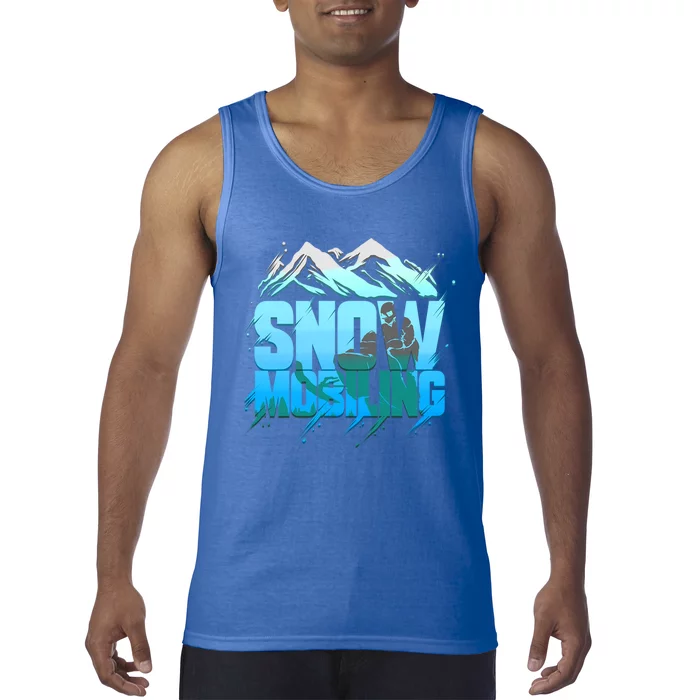 Snowmobiling Snowmobile Winter Sport Sledding Gift Funny Gift Tank Top