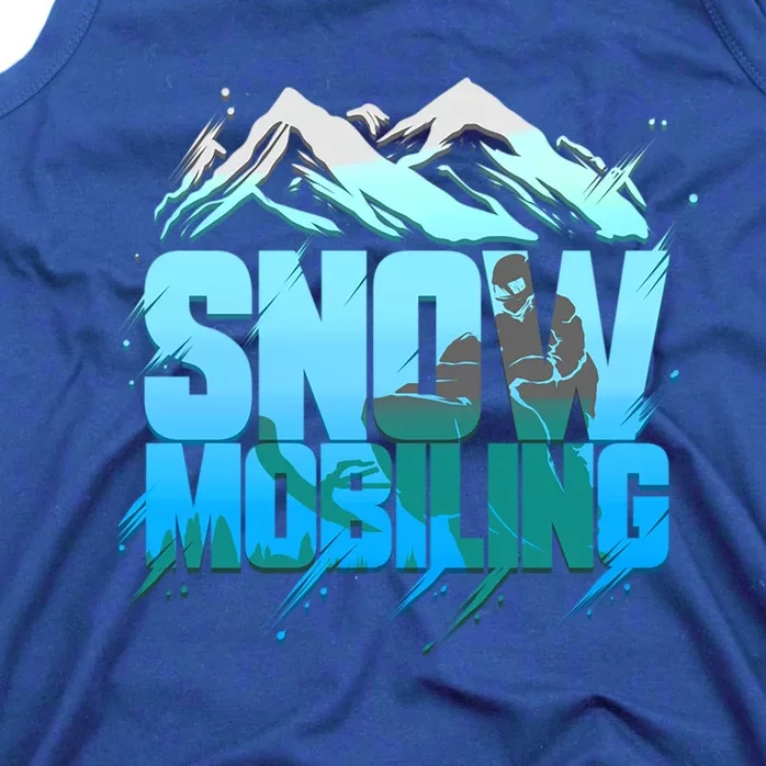 Snowmobiling Snowmobile Winter Sport Sledding Gift Funny Gift Tank Top