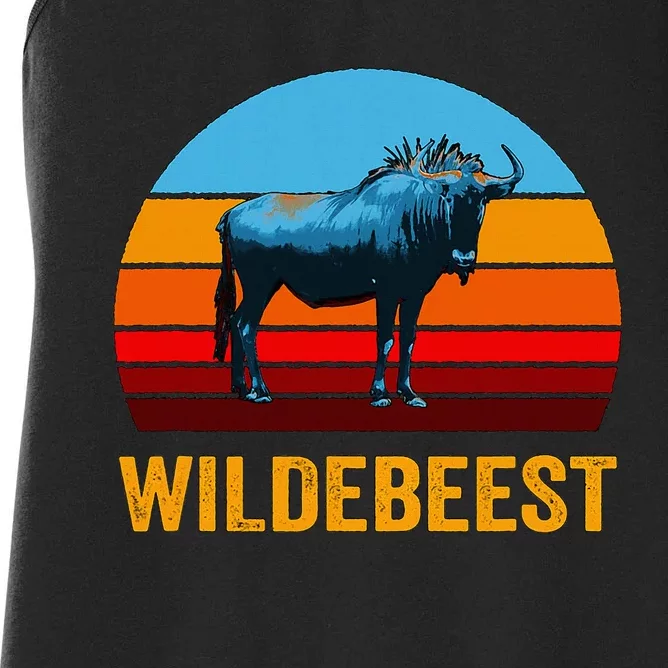 Style Sunset Wildebeest Women's Racerback Tank