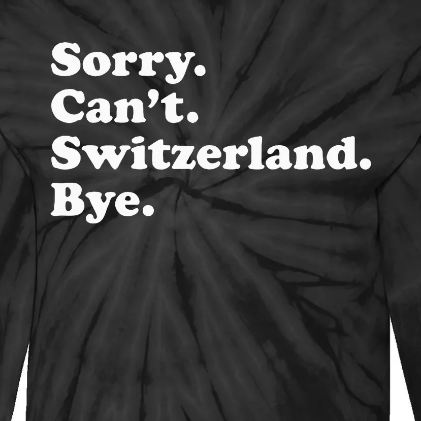 Switzerland Tie-Dye Long Sleeve Shirt