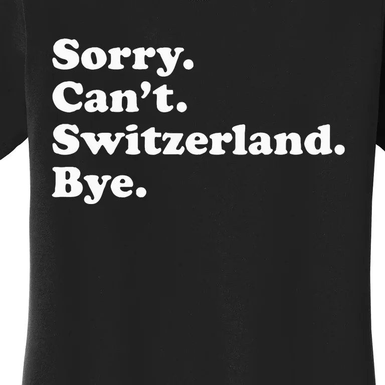 Switzerland Women's T-Shirt