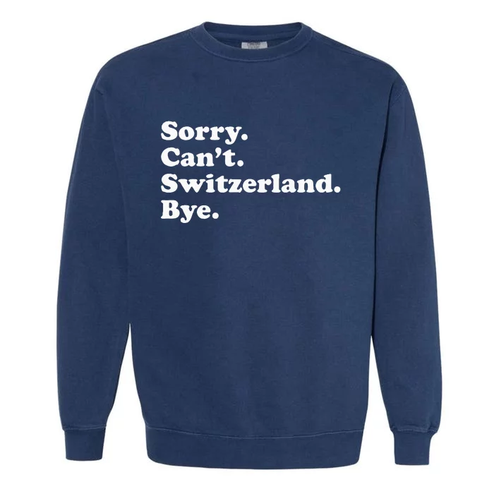 Switzerland Garment-Dyed Sweatshirt