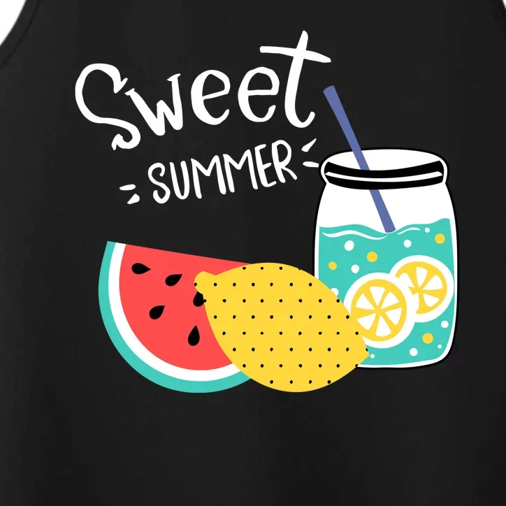 Sweet Summer Watermelon Lemonade Performance Tank