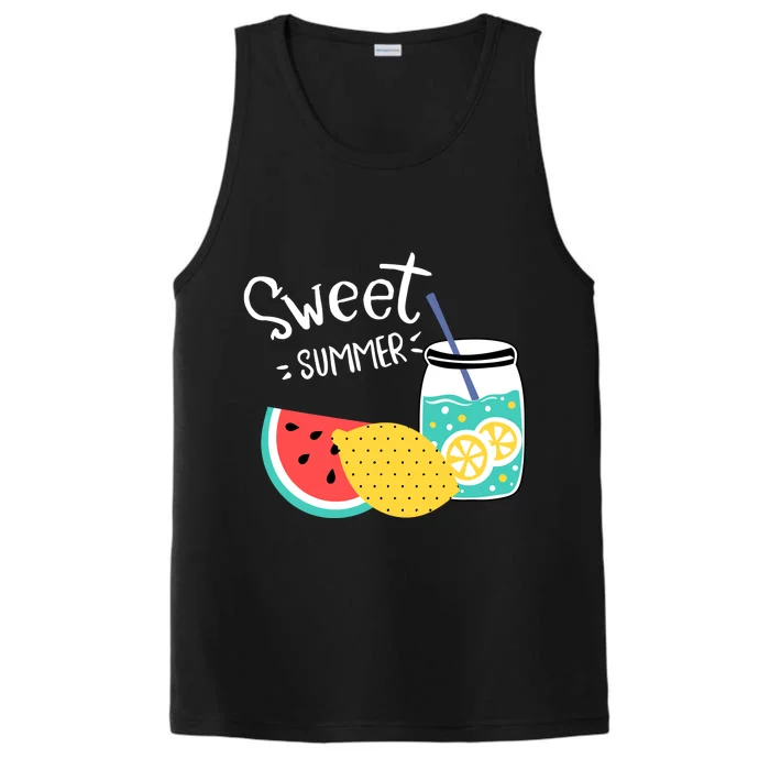 Sweet Summer Watermelon Lemonade Performance Tank