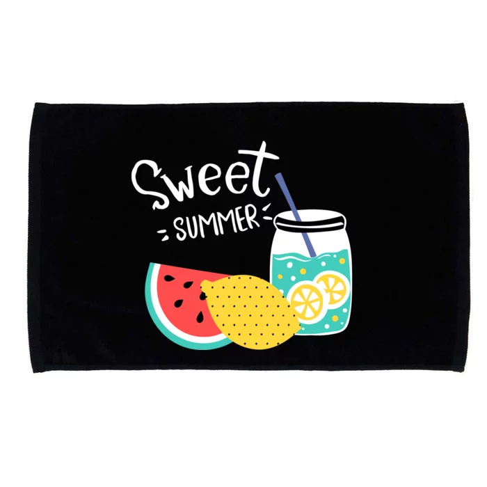 Sweet Summer Watermelon Lemonade Microfiber Hand Towel