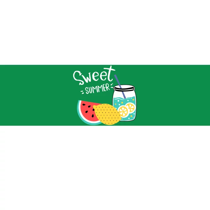 Sweet Summer Watermelon Lemonade Bumper Sticker