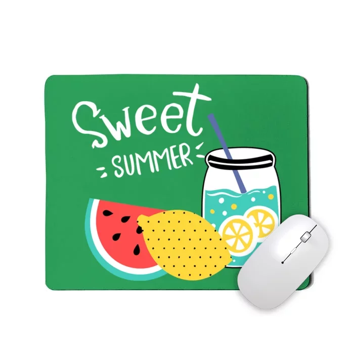 Sweet Summer Watermelon Lemonade Mousepad