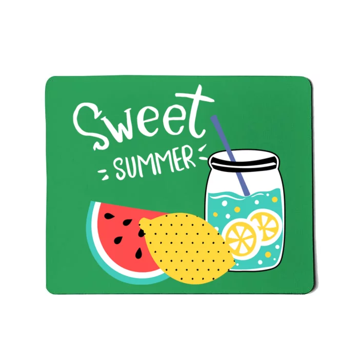 Sweet Summer Watermelon Lemonade Mousepad