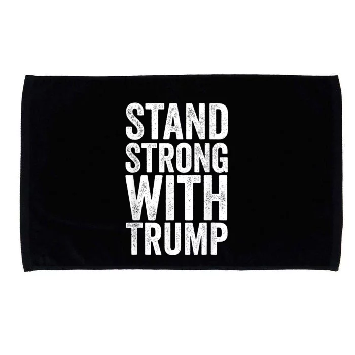 Stand Strong With Trump Save Protect 2024 Microfiber Hand Towel