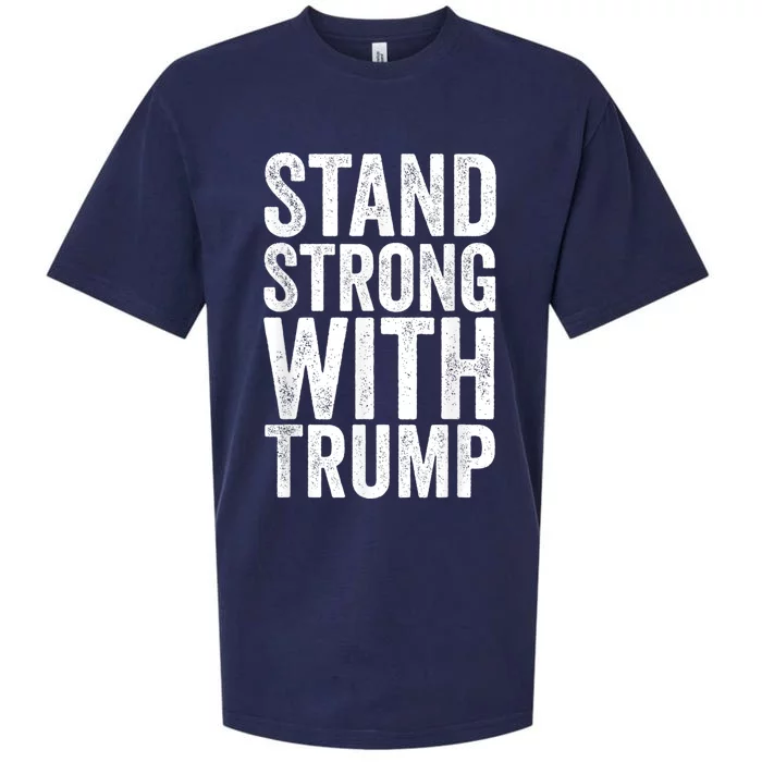 Stand Strong With Trump Save Protect 2024 Sueded Cloud Jersey T-Shirt