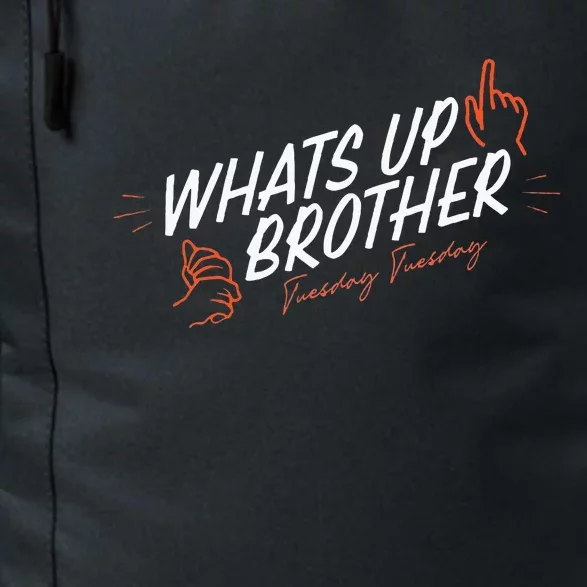 Sketch Streamer Whats Up Brother Daily Commute Backpack