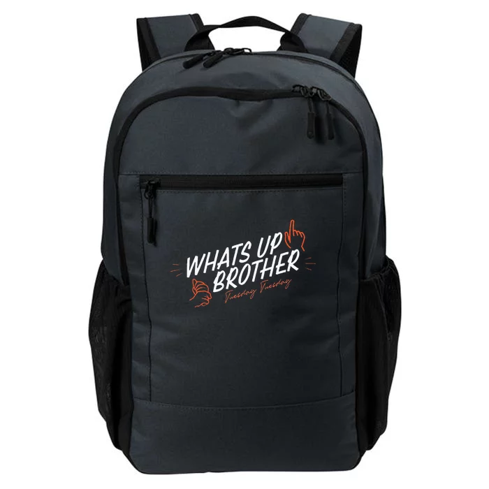 Sketch Streamer Whats Up Brother Daily Commute Backpack