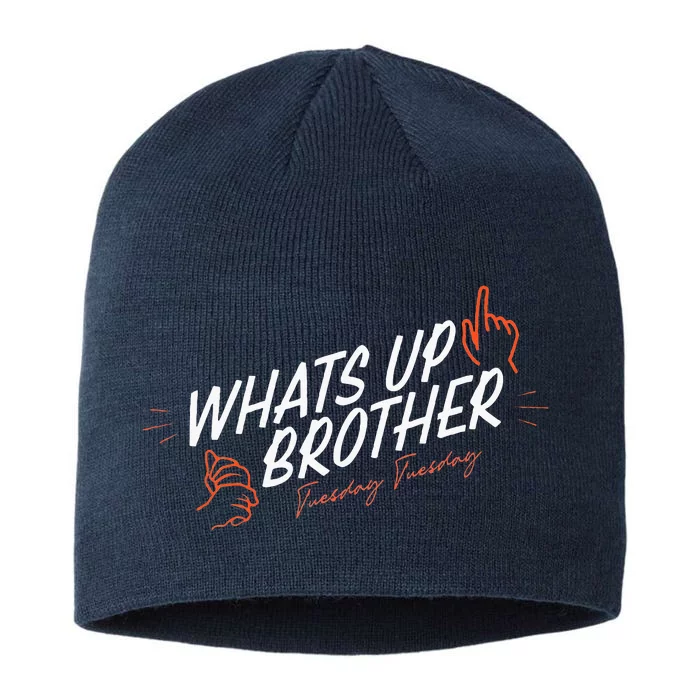 Sketch Streamer Whats Up Brother 8 1/2in Sustainable Knit Beanie