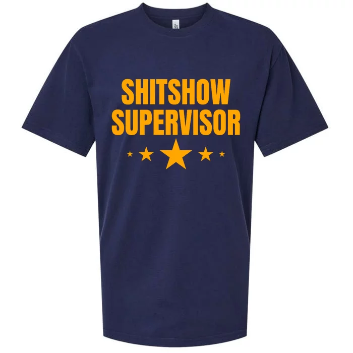 Shitshow Supervisor | Welcome To The Shitshow Sueded Cloud Jersey T-Shirt