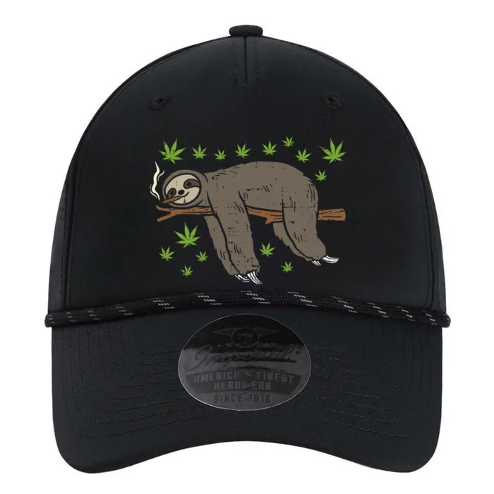 Sloth Smoking Weed Cannabis 420 Thc Marijuana Stoner Gift Performance The Dyno Cap