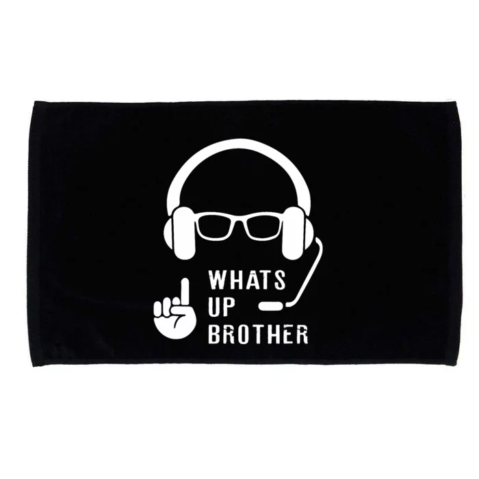 Sketch Streamer Whats Up Brother Microfiber Hand Towel