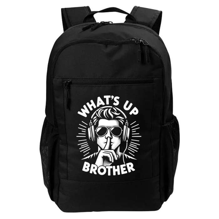 Sketch Streamer Whats Up Brother Daily Commute Backpack