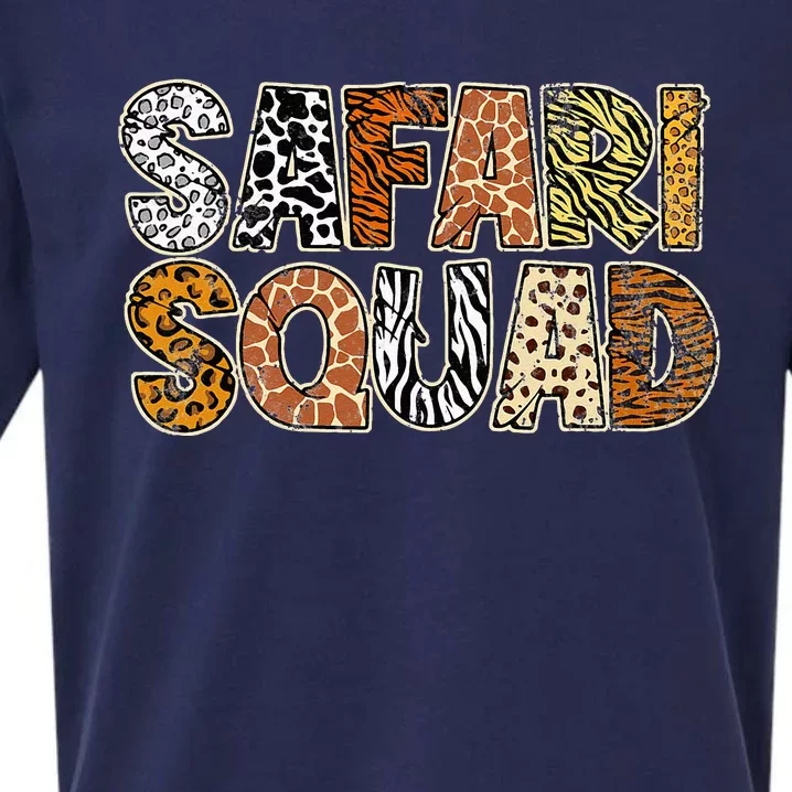 Safari Squad Wild Animals Lover Sueded Cloud Jersey T-Shirt