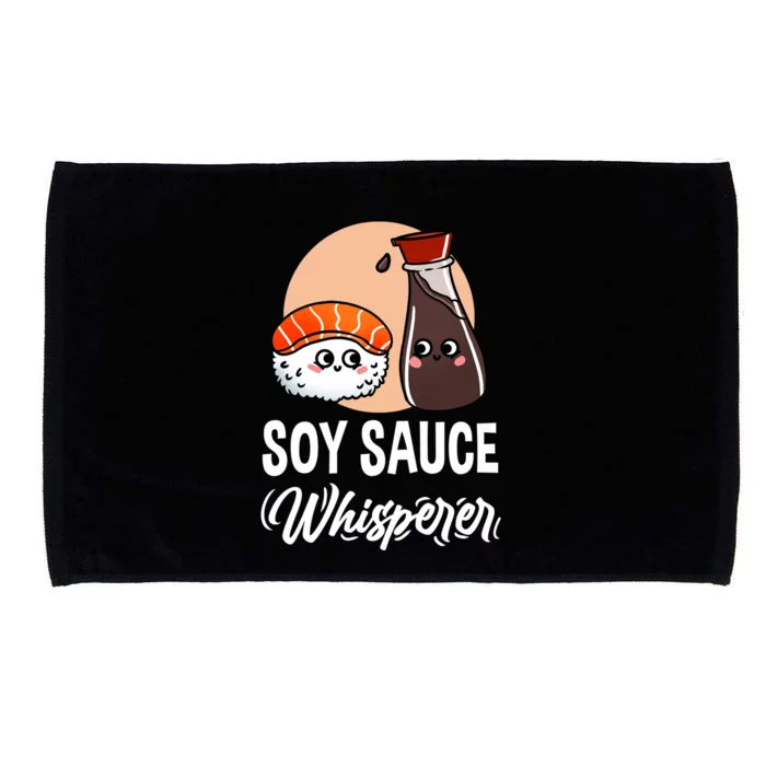 Soy Sauce Whisperer For Sushi Lover Gift Microfiber Hand Towel