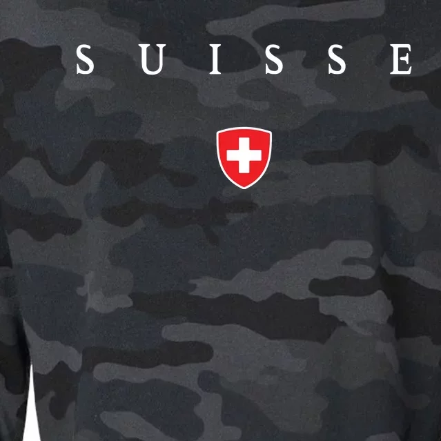 Switzerland Suisse Xo4u Original Cropped Pullover Crew