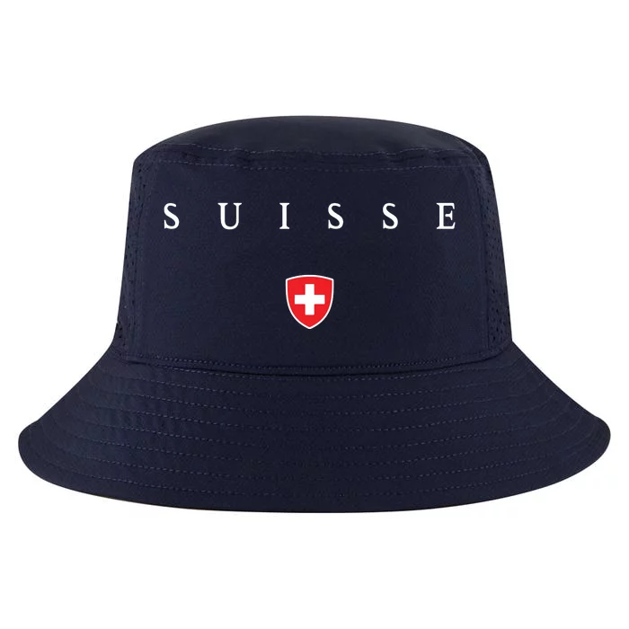 Switzerland Suisse Xo4u Original Cool Comfort Performance Bucket Hat