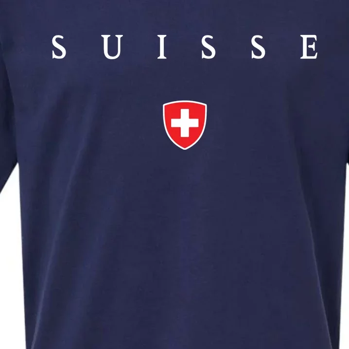 Switzerland Suisse Xo4u Original Sueded Cloud Jersey T-Shirt