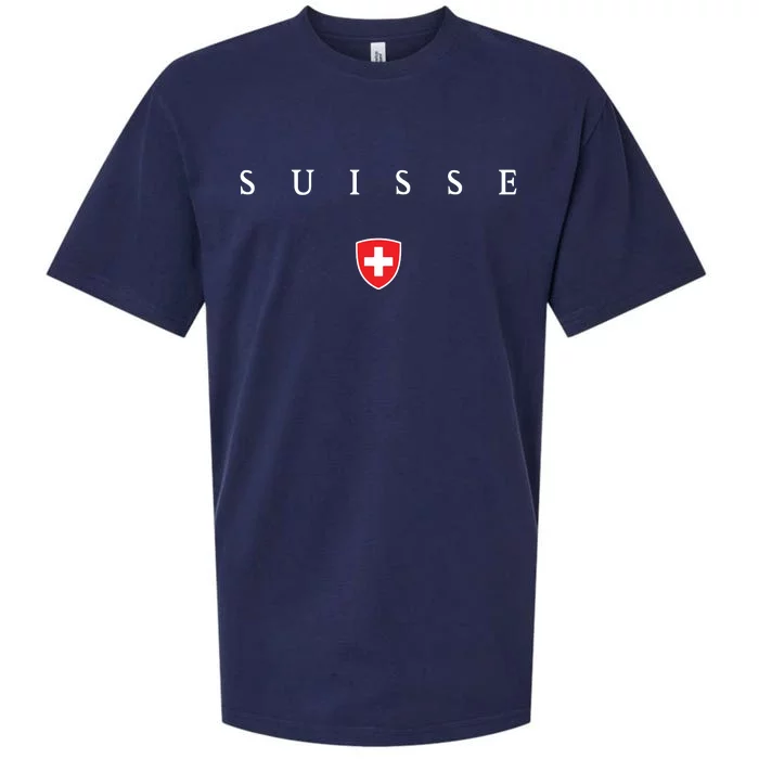 Switzerland Suisse Xo4u Original Sueded Cloud Jersey T-Shirt