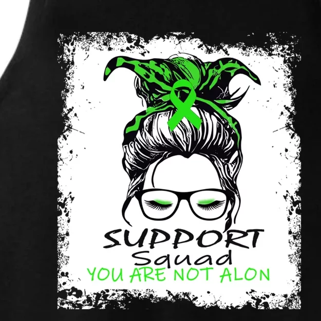 Support Squad You Are Not Alon Funny Design Cerebral Palsy Gift Ladies Tri-Blend Wicking Tank