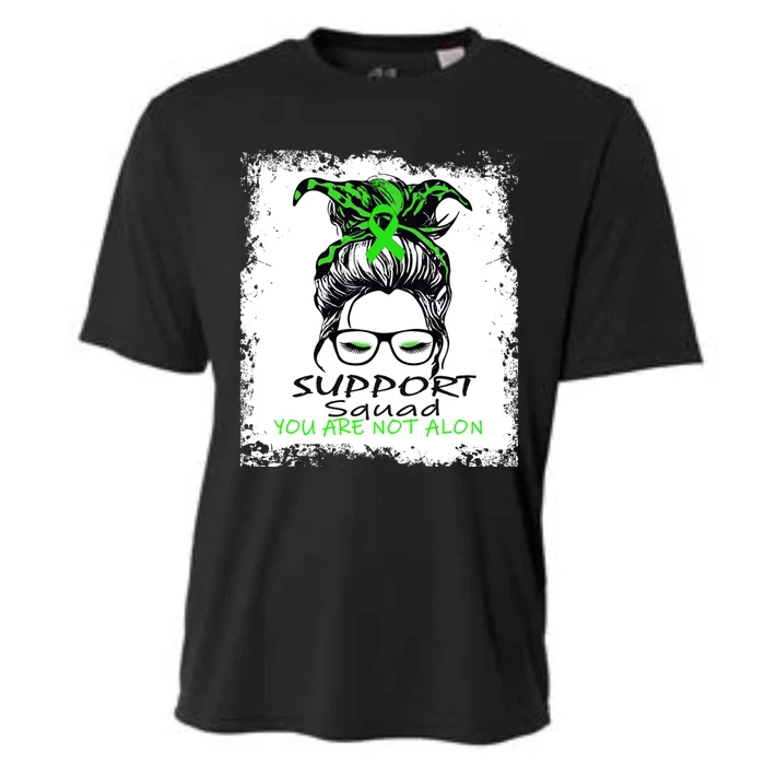 Support Squad You Are Not Alon Funny Design Cerebral Palsy Gift Cooling Performance Crew T-Shirt