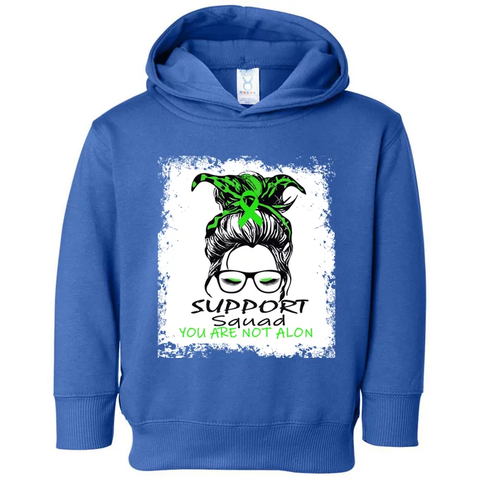 Support Squad You Are Not Alon Funny Design Cerebral Palsy Gift Toddler Hoodie