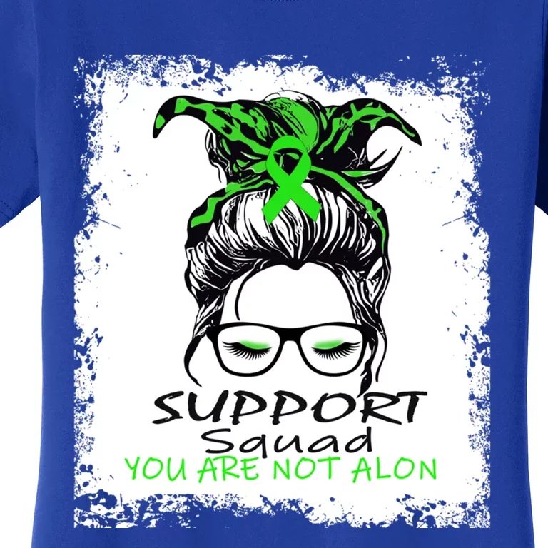 Support Squad You Are Not Alon Funny Design Cerebral Palsy Gift Women's T-Shirt