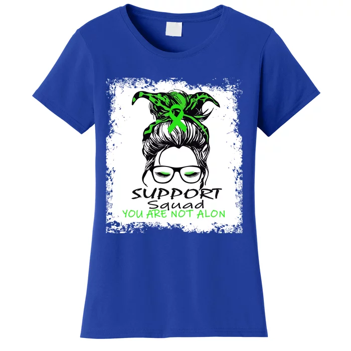 Support Squad You Are Not Alon Funny Design Cerebral Palsy Gift Women's T-Shirt