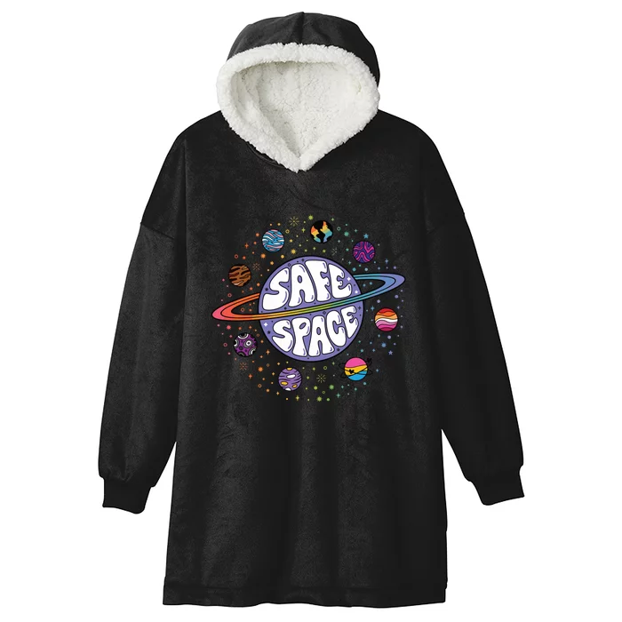 Safe Space You Are Safe With Me Lgbtq Hooded Wearable Blanket