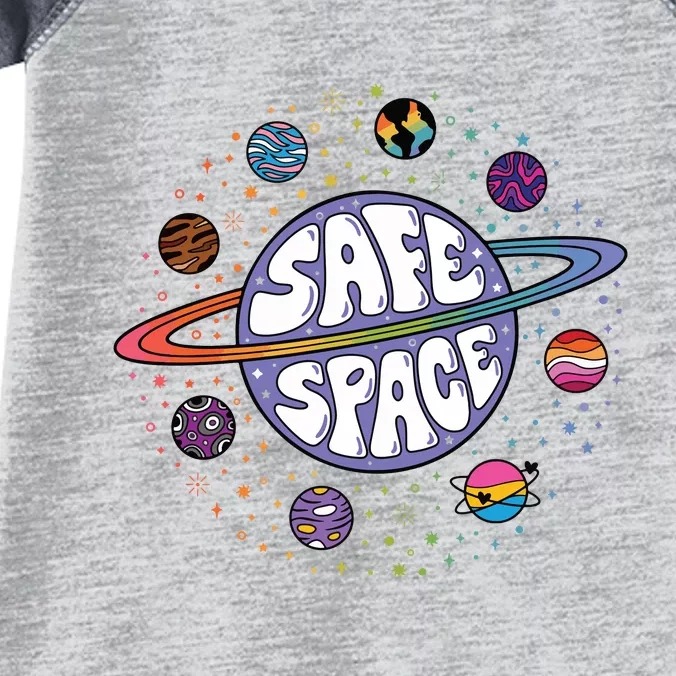 Safe Space You Are Safe With Me Lgbtq Infant Baby Jersey Bodysuit