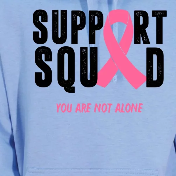 Support Squad You Are Not Alone Cancer Unisex Surf Hoodie