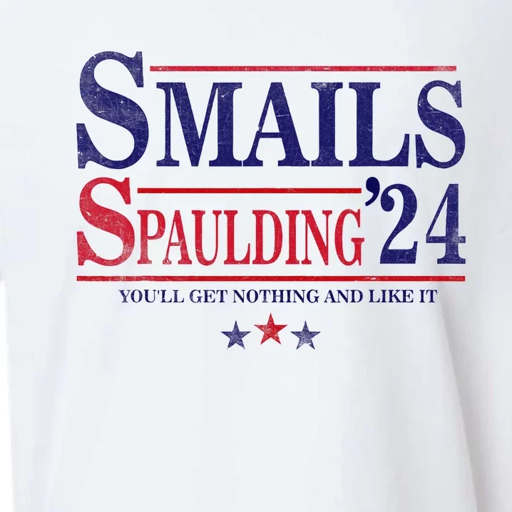 Smails Spaulding24 YouLl Get Nothing And Like It Sueded Cloud Jersey T-Shirt