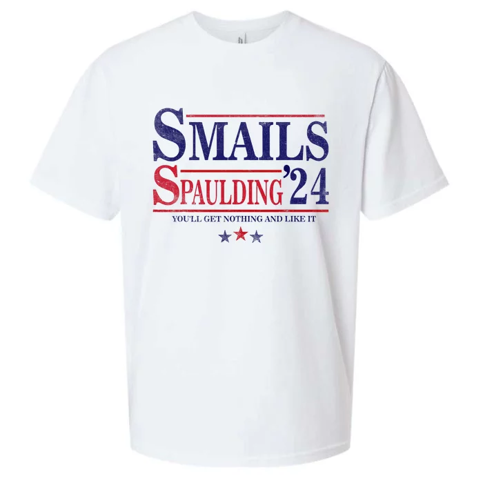 Smails Spaulding24 YouLl Get Nothing And Like It Sueded Cloud Jersey T-Shirt