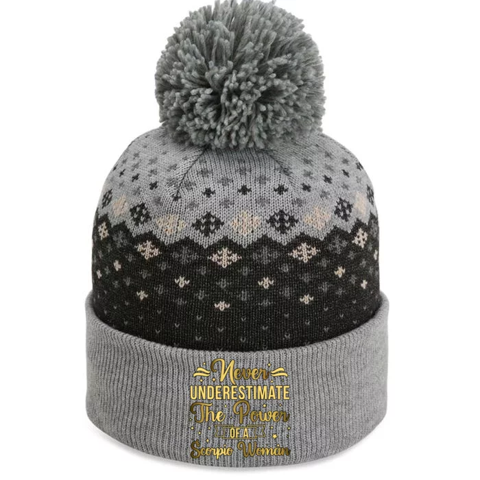 Scorpio Scorpio Zodiac Sign Scorpio Horoscope Gift The Baniff Cuffed Pom Beanie