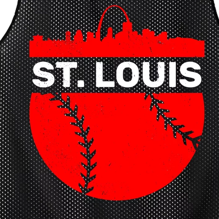 St. Louis Baseball Skyline City Mesh Reversible Basketball Jersey Tank