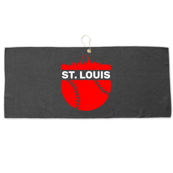 St. Louis Baseball Skyline City Large Microfiber Waffle Golf Towel