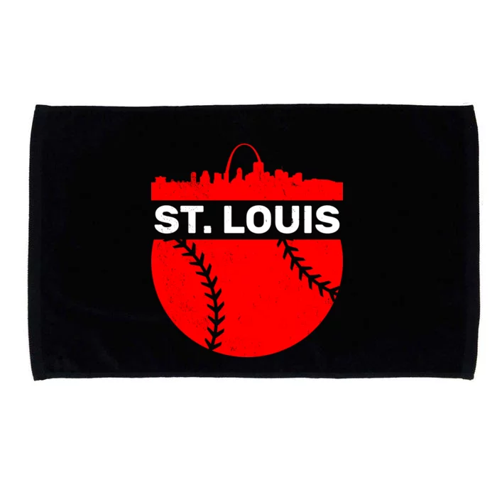 St. Louis Baseball Skyline City Microfiber Hand Towel