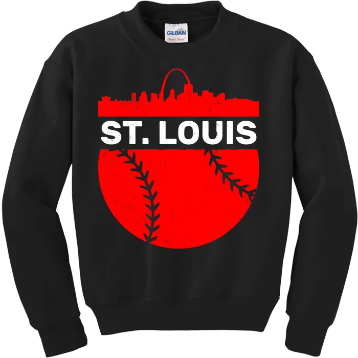 St. Louis Baseball Skyline City Kids Sweatshirt