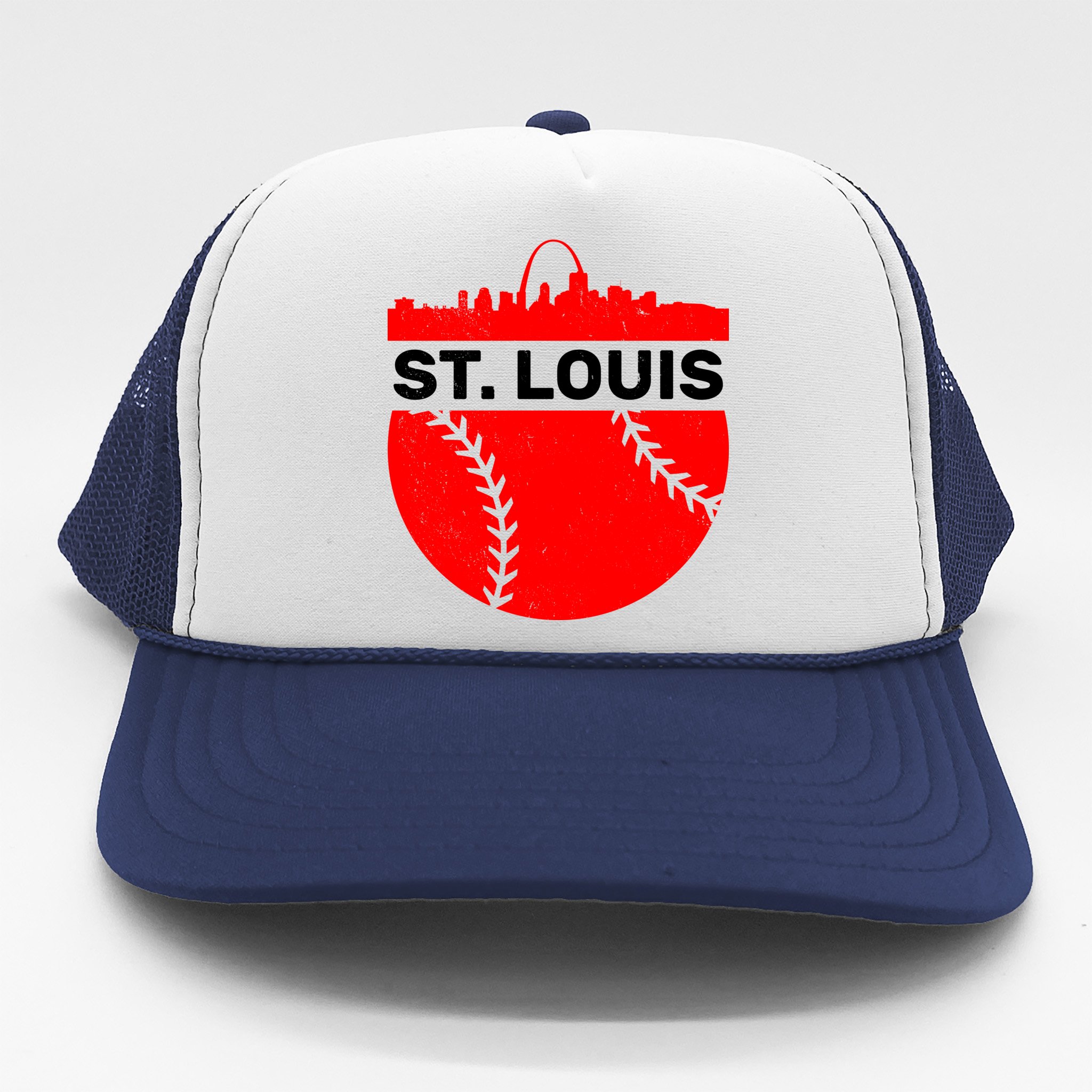  Vintage St. Louis Baseball Skyline Cardinal Retro