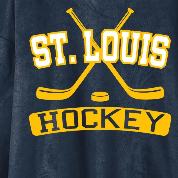 St. Louis Hockey Hooded Wearable Blanket