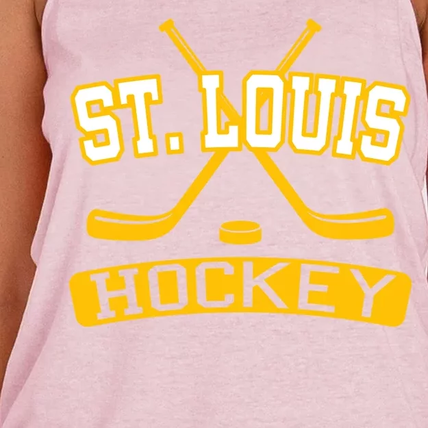 St. Louis Hockey Women's Knotted Racerback Tank