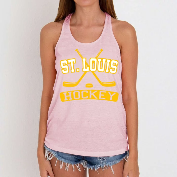 St. Louis Hockey Women's Knotted Racerback Tank