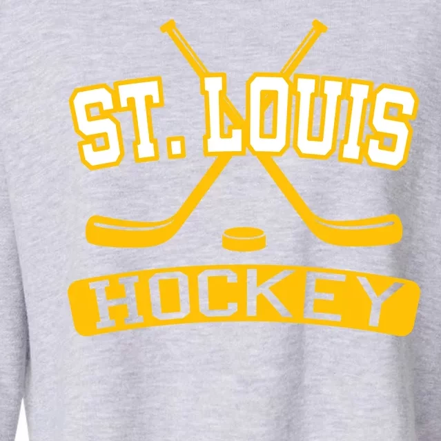 St. Louis Hockey Cropped Pullover Crew